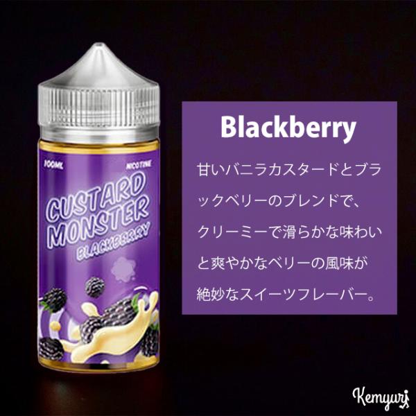 Custard Monster - Blackberry 100ml