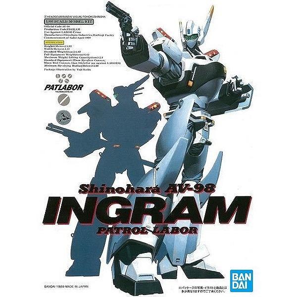 1 60 パトレイバープラモデルシリーズ イングラム 新品 機動警察パトレイバー プラモデル ゲーム ホビーケンビル 通販 Yahoo ショッピング
