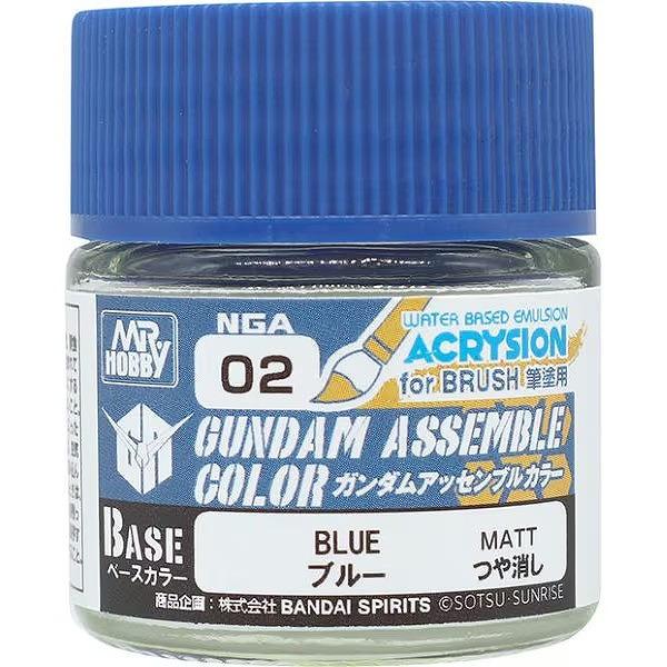 NGA02 ガンダムアッセンブルカラー ベースカラー ブルー 10ml 新品ガンプラ 塗料   ガンダムカラー プラモデル用