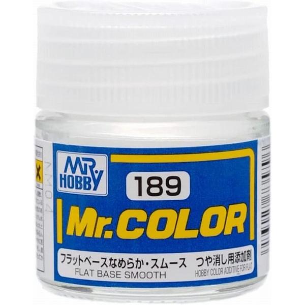 C189 フラットベース(なめらか・スムース) 新品塗料   GSIクレオス Mr.カラー 模型用塗料