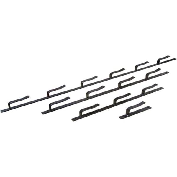 ※こちらは購入数によって配送会社が変更になる可能性があります。ご了承ください。・雪の多い地域で冬囲いの金具として使用します。・雪囲い用の十手型金具・十手部分の内寸27mm【材　質】鉄【全　長】920mm【段　数】5段【カラー】ブロンズ