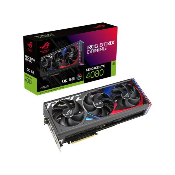 ASUS TeK ROG-STRIX-RTX4080-O16G-G ROG STRIX GeForce RTX4080搭載/OC対応 トリプルファングラフィックカード 日本正規流通品