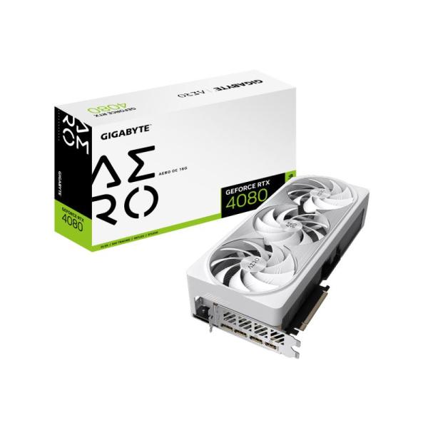 GIGABYTE GeForce RTX 4080 16GB AERO OC GEFORCE RTX 4080 16GB 256-bit GDDR6X PCI Express対応ビデオカード 日本正規流通品