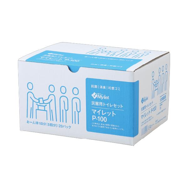 Mylet マイレット P-100 災害用トイレセット(100回分) - まいにち : 健