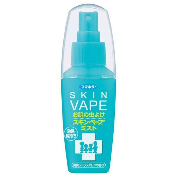 「フマキラー　スキンベープミスト　60ml《防除用医薬部外品》」は、家族みんなで使えるやさしい水性タイプの虫よけミストです。虫よけ成分（ディート）を10％配合しており、長時間しっかりガードします。お肌にうるおいを与えるヒアルロン酸Na（保湿...