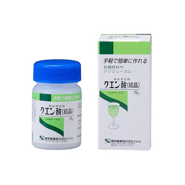 クエン酸 結晶 25g 食品添加物 - 健栄製薬