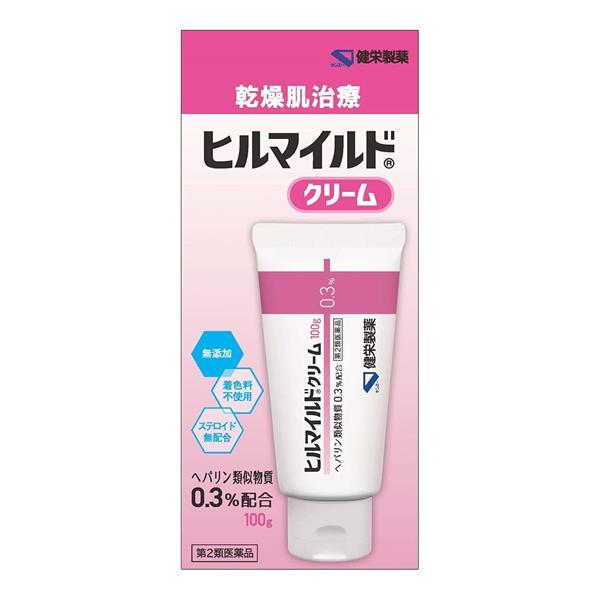 【第2類医薬品】 ヒルマイルドクリーム 100g - 健栄製薬 [乾燥肌/保湿]