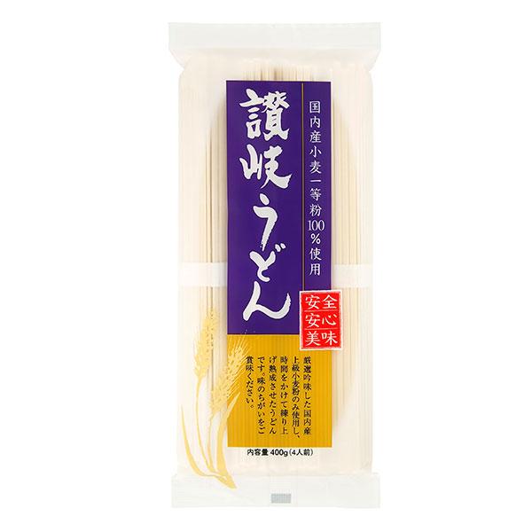 国内産小麦讃岐うどん 400g - 讃岐物産 ※メール便対応商品