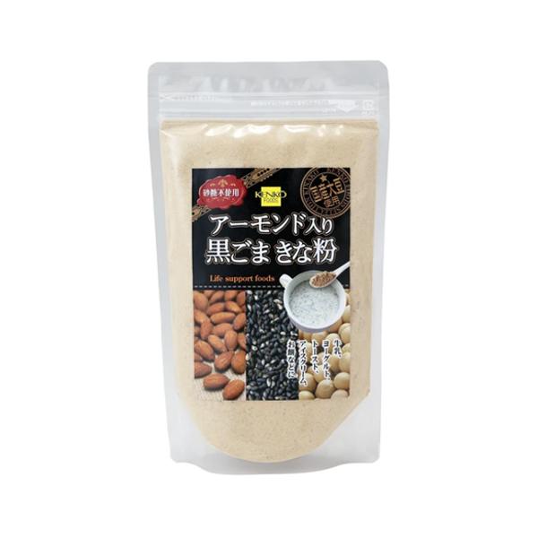 アーモンド入り黒ごまきな粉 250g - 健康フーズ