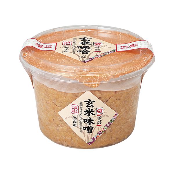 芳醇無添加 減塩玄米味噌 450g - ますやみそ