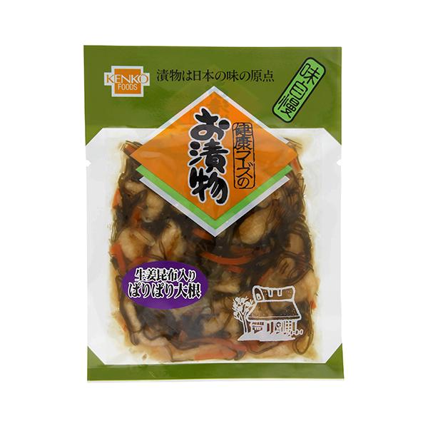 生姜昆布入りぱりぱり大根 90g - 健康フーズ ※メール便対応商品