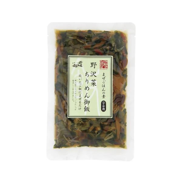 野沢菜ちりめん御飯 110g - 小川の庄 ※メール便対応商品