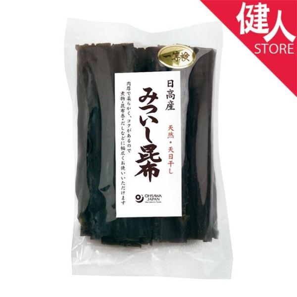 「オーサワ　日高産 みついし昆布　100g」は、北海道日高産昆布を天日乾燥しました。肉質が柔らかくダシも美味。おでん・煮物・昆布巻・だしに最適です。■メーカー　オーサワジャパン■区分　セレクトフード/食材・加工食品/乾物・海産物