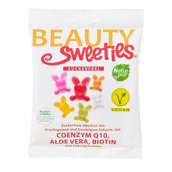 「リブインコンフォート　ビューティースウィーティーズ　シュガーフリーバニー　125g」は、ナチュラルな素材を使用した栄養機能食品（ビオチン）のグミです。砂糖不使用ながらしっかりとした甘さを楽しめ、驚くほどフルーティーな味わいが広がります。イ...