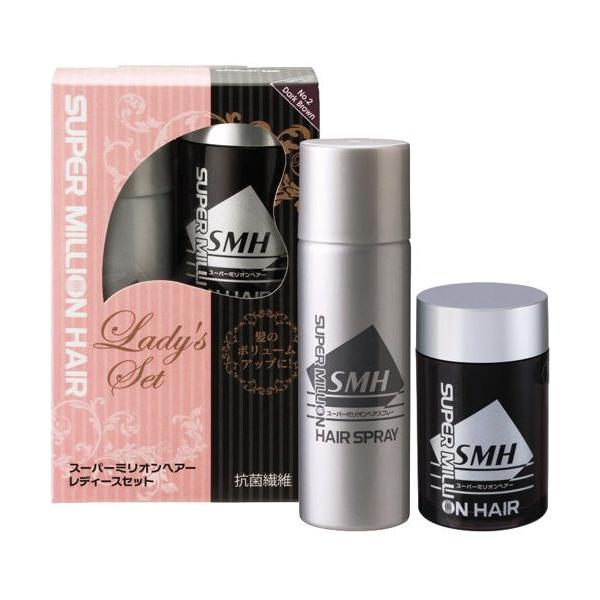 SUPER MILLION HAIR ダークブラウン　2個入り スーパーミリオンヘアー レディースセット ダークブラウンNo.2 1セット