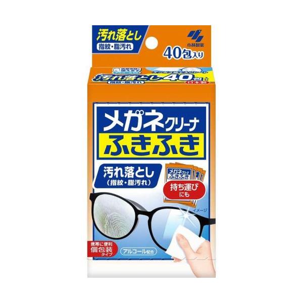 めがねクリーナー ふきふき 40包 : ケンコージョイ - 通販 - Yahoo