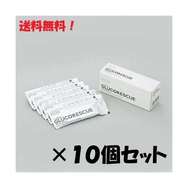 グルコレスキュー　１１８５４　（25g×5包入）×１０個セット　ブドウ糖補給ゼリー