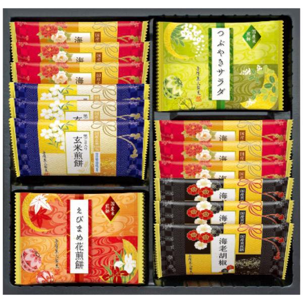 お菓子 ギフト せんべい 金澤兼六製菓 兼六の華 ６種１８枚入 KRN-10R メーカー包装 煎餅 個包装 和菓子 贈り物 お礼 退職 内祝い 快気 手土産 お供え  ▲(sa)