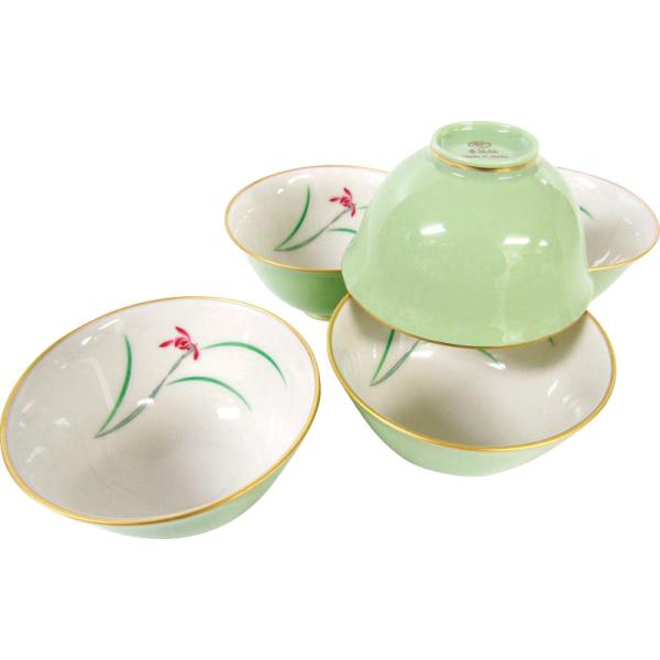 香蘭社 らん 湯呑5客揃（F40583-CQQL）□5 : 賢者のギフト - 通販