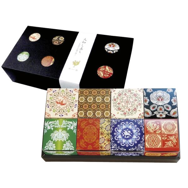 [Release date: February 1, 2024]エキストラバージンオリーブオイルを使用したあられを、奈良東大寺の正倉院御物の文様をデザインした美しい箱に詰合せました。【さまざまなギフトシーンでお使いいただけます】　お祝い返し...