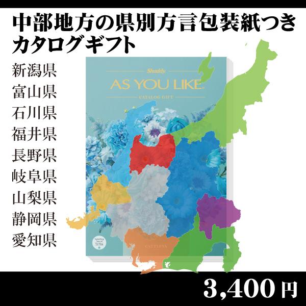都道府県別方言ラッピング 選べるカタログギフト 中部地方編3 630円コース 内祝い お返し 引出物 記念品 粗品 H Chubu Cattleya 賢者のギフト 通販 Yahoo ショッピング