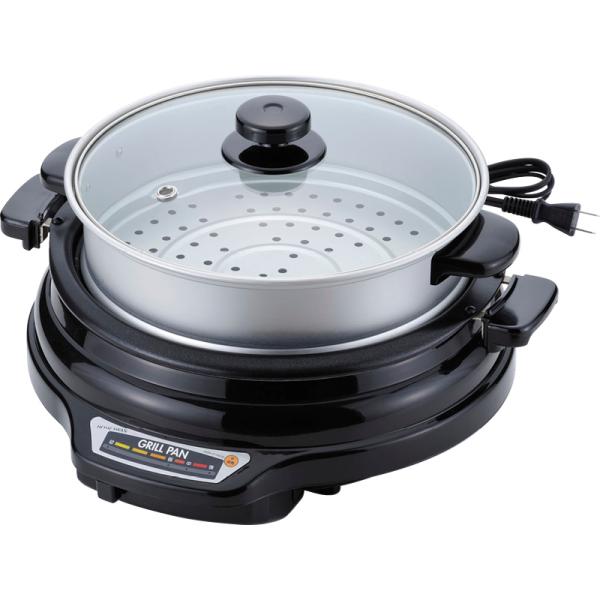 HOME SWAN 全国送料無料 ホームスワン グリルパン27cm 蒸し鍋付（SGR