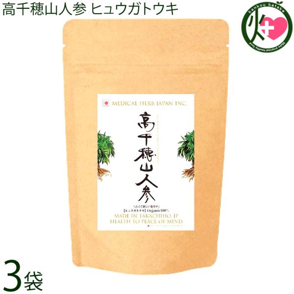高千穂山人参 ヒュウガトウキ 93粒×3袋 Medical Herb Japan スーパーフード 完全無農薬栽培