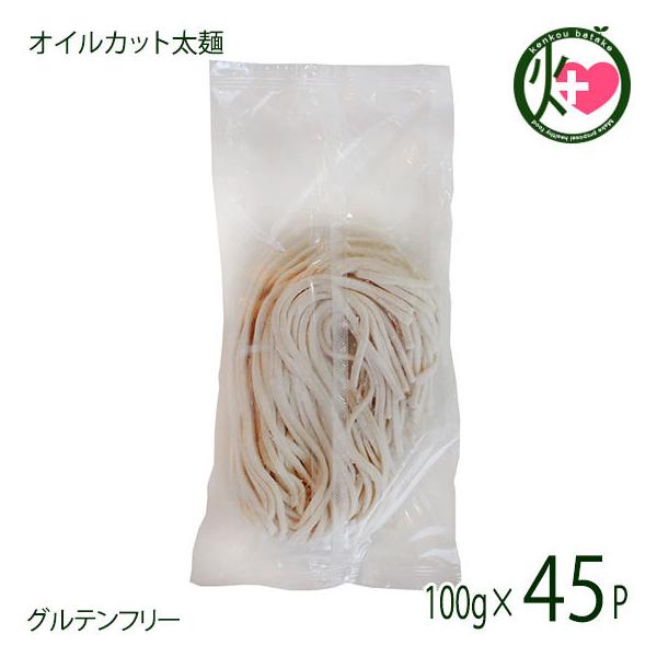 【名称】冷凍オイルカット太麺（米粉麺）【内容量】100g（以上）×45袋【賞味期限】解凍後3日【原材料】米（国産）、冬瓜、トゲドコロ、加工でん粉、増粘剤（キサンタンガム、アルギン酸エステル）、塩【保存方法】-18度以下の冷凍保存をしてくださ...