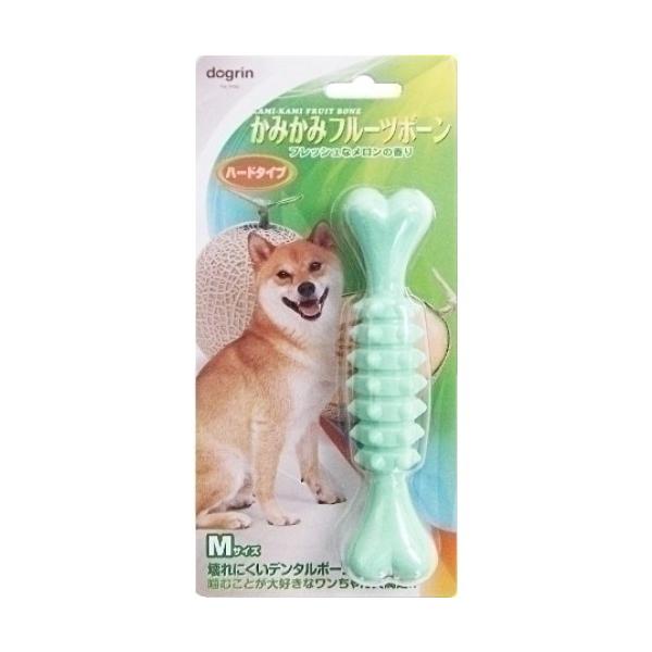 スーパーキャット　かみかみフルーツボーン　Ｍ　メロン　犬　犬用おもちゃ　デンタルケア