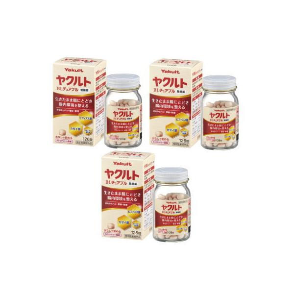 『ヤクルトBLチュアブル整腸薬』は、ヤクルトの長年にわたる乳酸菌研究から生まれた整腸薬です。ビフィズス菌とカゼイ菌という2種類の乳酸菌が、生きたまま腸にとどき、腸内環境を整えます。5歳のお子さまから大人まで飲みやすいストロベリーの風味。水な...