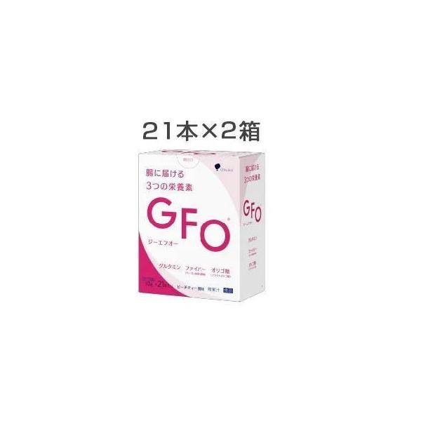 ジーエフオー（GFO）は3種の栄養素を配合した粉末清涼飲料です。グルタミン、ファイバー、オリゴ糖の頭文字がGFOの名称の由来です。ピーチティー風味の粉末です。グルタミンアミノ酸の一種で、生体内では最も多いアミノ酸。特に腸管での消費が多く、腸...