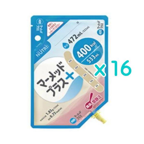 マーメッドプラス　400Kcal　533ml×16　ニュートリー　【栄養】