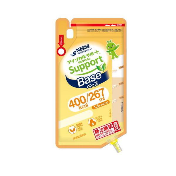 アイソカルサポートバック400kcal/267ml 1箱（18パック）X 2箱 Nestle（ネスレ） 【在庫限り】 アイソカルサポートベース 400kcal