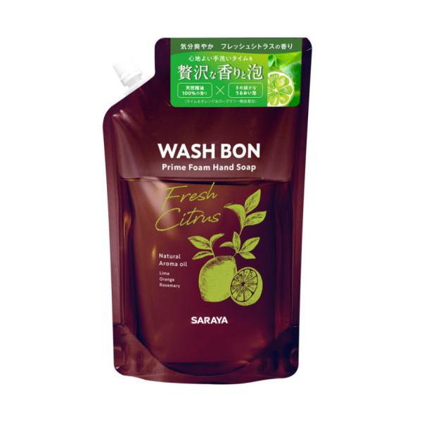 柑橘のフレッシュでさわやかな香り溢れるハンドソープ。リフレッシュ効果の高いライム、オレンジ、ローズマリー、3種の精油をブレンド。・広告文責（健康デパート・0120-007-773）・メーカー名（サラヤ株式会社）・日本製・商品区分（日用品）