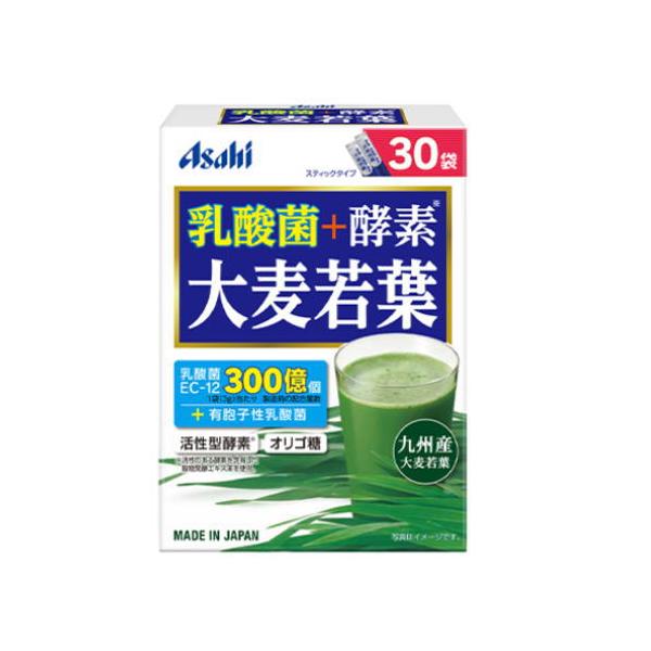 乳酸菌＋酵素 大麦若葉 90g　（3g×30袋）