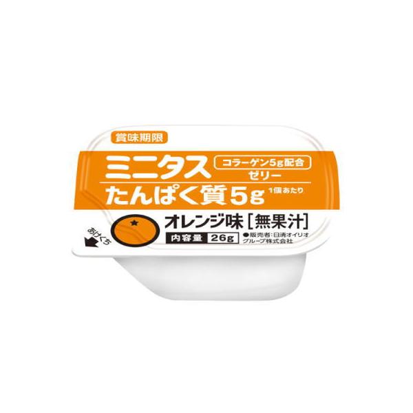 コラーゲンペプチド5g配合食べやすさに配慮し、栄養素の密度を高めたゼリーです。（1個/26ｇ）・広告文責（健康デパート・0120-007-773）・メーカー名（日清オイリオグループ株式会社）・日本製・商品区分（栄養機能食品）※パッケージが画...