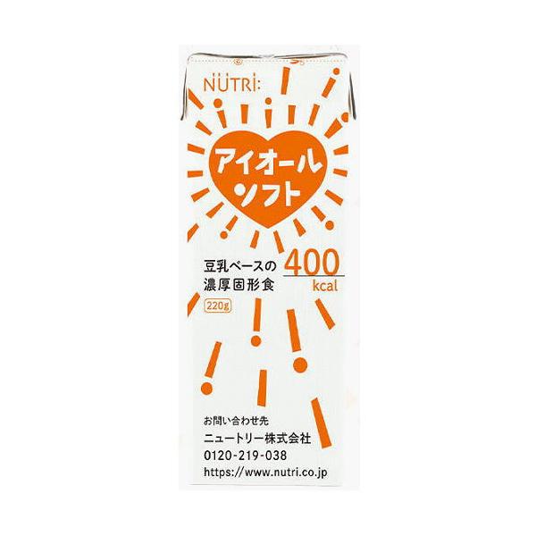 アイオールソフトブリックタイプ 220g×24本 ニュートリー 【栄養】