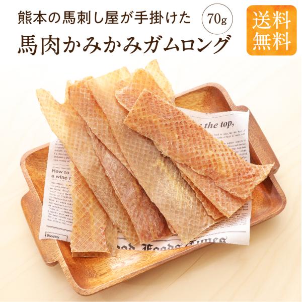アレルギー おやつ 無添加 馬肉かみかみガム 長持ち ジャーキー 低アレルゲン ソフト 歯磨き お徳用 大容量