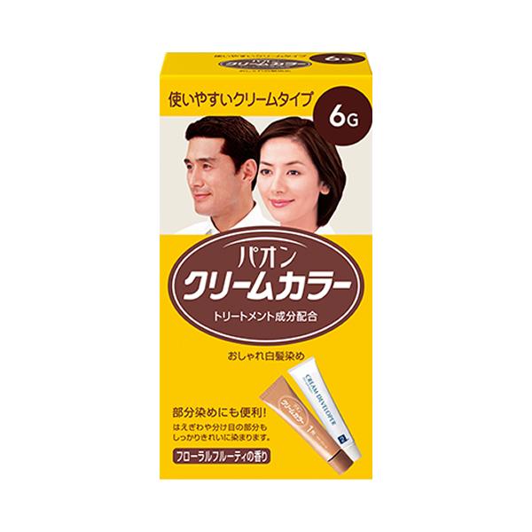 パオン [パオン] クリームカラー 自然な褐色 (6G) (白髪染め