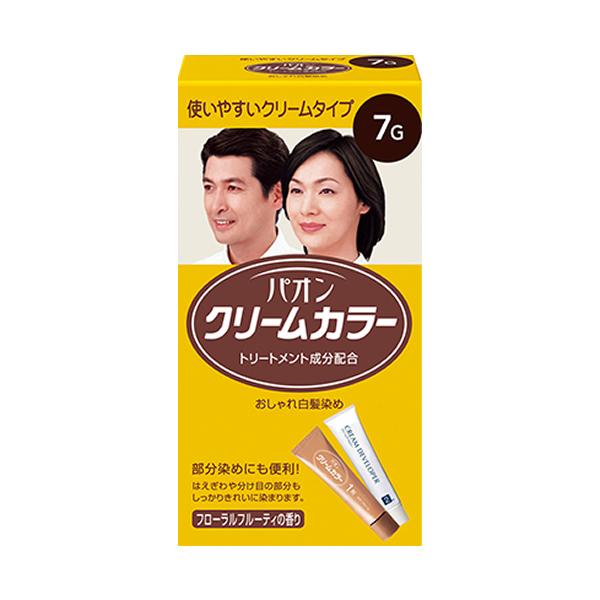 パオン [パオン] クリームカラー 自然な黒褐色 (7G)(白髪染め