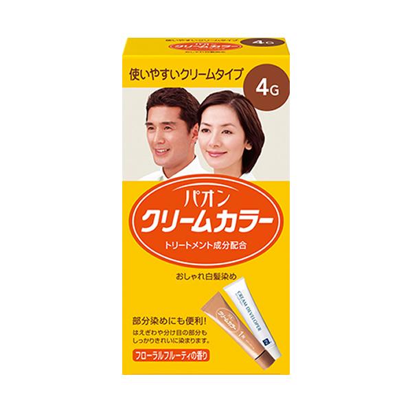 パオン [パオン] クリームカラー 自然な栗色 (4G)(白髪染め