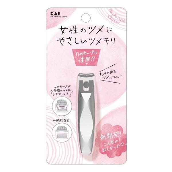 ★爆買★●「爪が割れやすい」、「二枚爪になりやすい」といったお悩みをお持ちの方におすすめの、爪への負担を抑えたツメキリです。●成人女性の爪の形状に合わせた3Dアーチの刃体構造が、切るときの爪の変形や負担を軽減します。●テコは安定感のあるダイ...