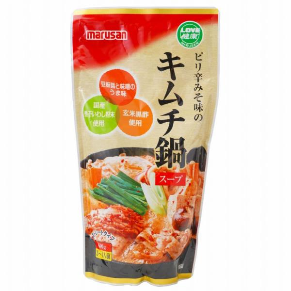 秋冬限定＊マルサンアイ ピリ辛みそ味のキムチ鍋スープ 600g