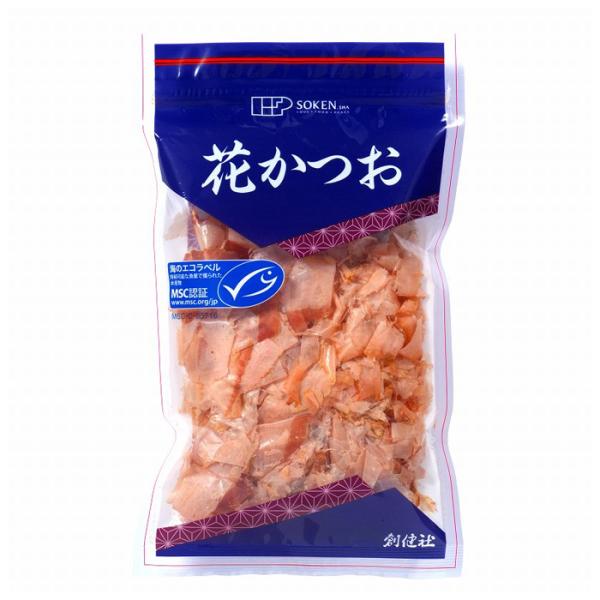 ●宗田鰹などを使用せず、吟味した本鰹の削り節です。●薄く大きめに削っておりますので、そのまま召し上がっていただくと口当たりよく柔らかな味わいです。●おひたしや冷奴、おにぎりなど幅広くご利用ください。●この製品は、ＭＳＣ（海洋管理協議会）の基...