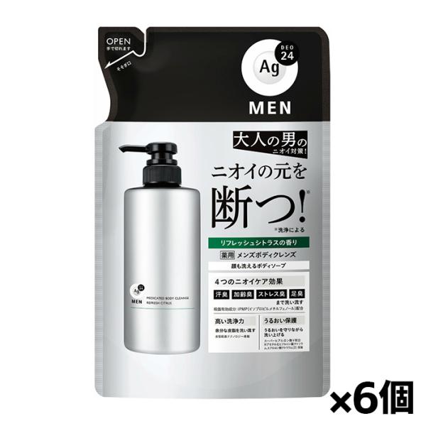 ファイントゥデイ　［医薬部外品］エージーデオ24メン 薬用メンズボディクレンズ つめかえ用420mL　