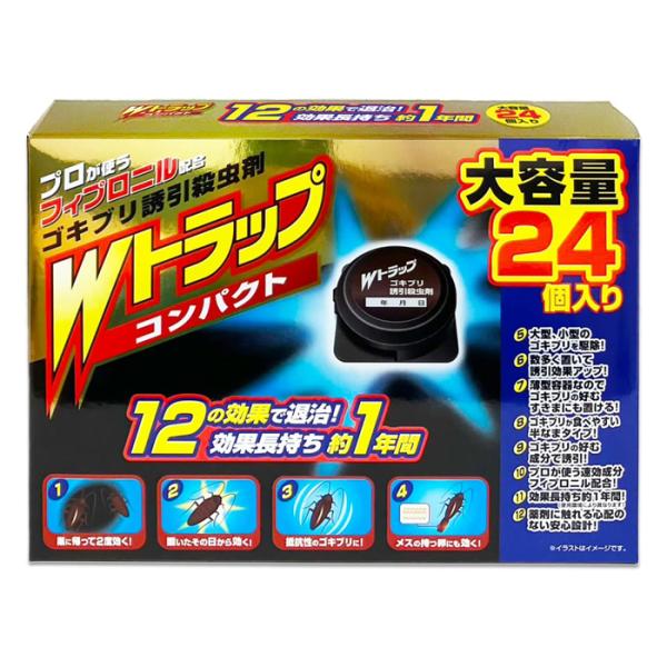 ●プロが使うフィプロニルを配合したゴキブリ誘引殺虫剤です。●12の効果で徹底的にゴキブリを退治！●効果は約1年間持続します（使用環境により異なります）。