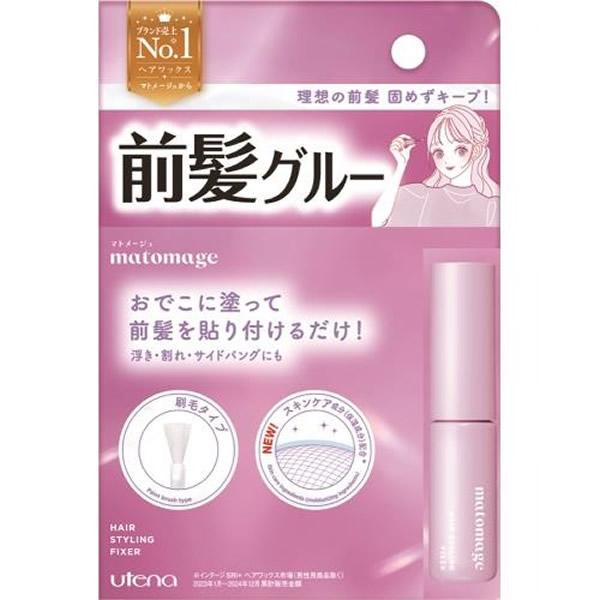 【ゆうパケット配送対象】[ウテナ]マトメージュ 前髪グルー 刷毛タイプ 5ml (前髪セット 固めずキープ 前髪の浮き 割れ サイドバングに)(ポスト投函 追跡あり・