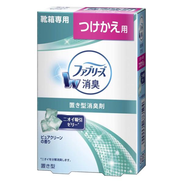 ●W消臭ゼリーがしっかりニオイを吸収し、消臭することが出来る消臭剤です。●W消臭とは、1つ目の消臭成分が部屋の中のアンモニアや酸性のニオイを消臭した上に、2つ目の消臭成分でお部屋の硫黄系ニオイを消臭します。●消臭効果は1.5-2ヶ月持続しま...