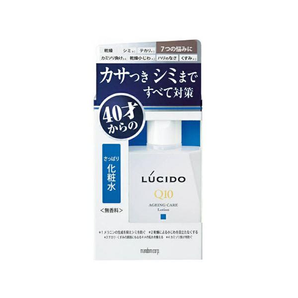 ●ルシード 薬用トータルケア化粧水の商品詳細●40才からの男のスキンケア●1本で年齢に伴う肌悩みをすべて対策●ベタつかず、さっぱりうるおう●かさつき・乾燥小じわ・シミ・テカリ・カミソリ負け・ハリのなさ・くすみ・・・複数のなやみを1本でまとめ...