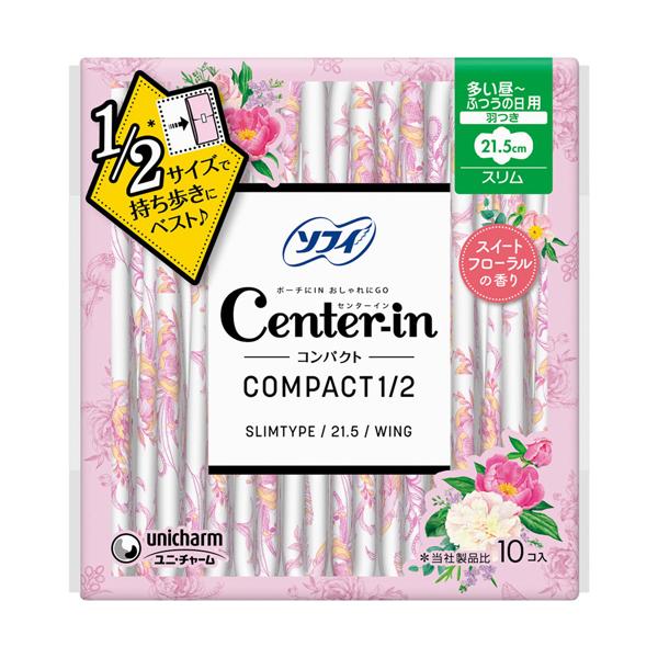 ●普通のスリムナプキンの１／２※のコンパクトサイズだから、持ち歩きにベストな上に、自然な良い香りがするナプキンです。※メーカー製品比●ふっくらと肌にやさしい質感の肌セレブシートを採用。●身体のカタチに合わせてフィットする構造で、スキマを作ら...